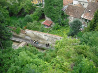 vedere oras medieval  Brasov